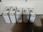 Lot van 9 grijze flightcases, Ophalen of Verzenden, Gebruikt