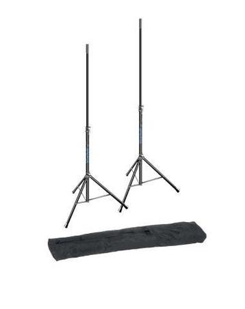 Nieuwe set van 2 speakerstandaards met draaghoes, Enlèvement ou Envoi, Neuf, Pied pour instrument, Haut-parleur