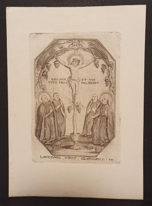 Sanctje Jesus sur la croix Gravure/Gravure 1940 Heiligenpren, Collections, Images pieuses & Faire-part, Image pieuse, Envoi