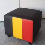 Pouf tricolore belge Fait main en Belgique, Moins de 50 cm, Moins de 50 cm, Enlèvement ou Envoi, Neuf