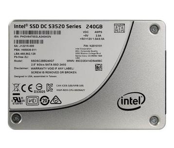 4x Intel DC S3520 240GB SATA 6G SSD OUTLET beschikbaar voor biedingen