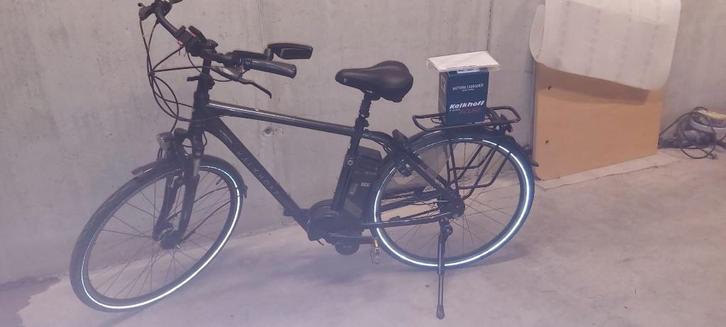 Kalkhoff elektrische heren fiets, Fietsen en Brommers, Fietsen | Heren | Herenfietsen, Gebruikt, Overige merken, 65 cm of meer