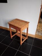 Massief houten vintage lessenaar met opbergvak., Huis en Inrichting, Ophalen, Gebruikt, 50 tot 100 cm, Grenenhout