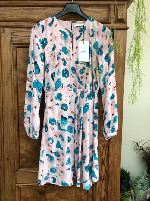 Geklede jurk Steps mt 36, Kleding | Dames, Jurken, Nieuw, Maat 36 (S), Roze, Ophalen of Verzenden