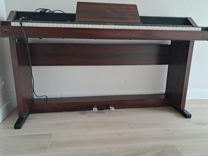 Elektische piano Roland HP-4500S, Muziek en Instrumenten, Piano's, Gebruikt, Piano, Bruin, Ophalen