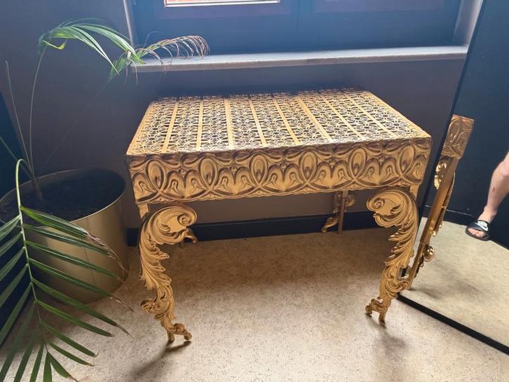 Barokrococo stijl bijzettafeltje, Maison & Meubles, Tables | Tables d'appoint, Comme neuf, Rectangulaire, Moins de 45 cm, 55 à 75 cm