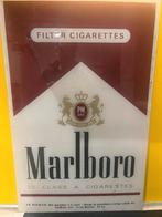 Plexi reclame paneel MARLBORO, Verzamelen, Ophalen of Verzenden, Gebruikt, Reclamebord