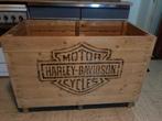 Bloembak Harley Davidson, Jardin & Terrasse, Rectangulaire, 60 cm ou plus, Bois, Intérieur