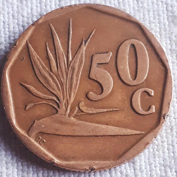 AFRIQUE DU SUD : 50 CENTS 1994 KM 137, Timbres & Monnaies, Monnaies | Afrique, Monnaie en vrac, Afrique du Sud, Enlèvement ou Envoi