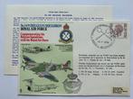 Enveloppe & kaart 349SQN Belgian Air Force Beauvechain 1975, Overige typen, Luchtmacht, Verzenden