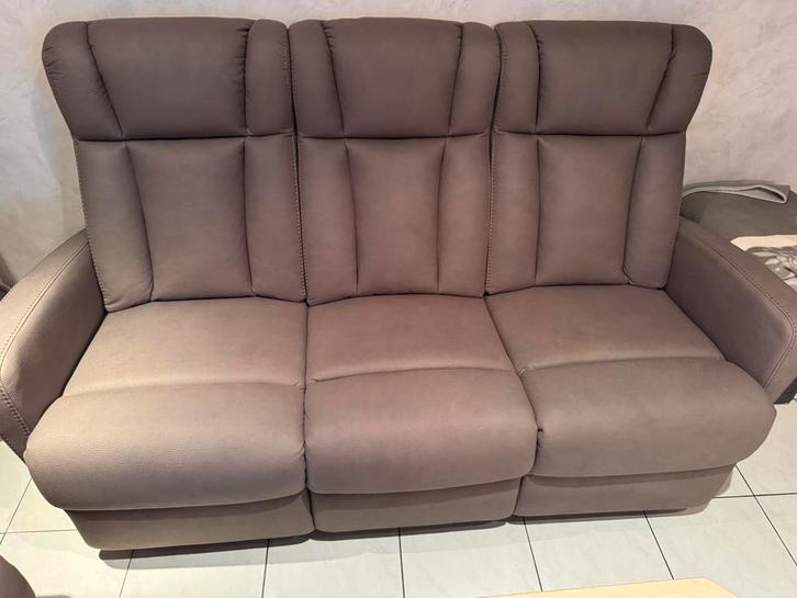 Complete salon, Huis en Inrichting, Zetels | Zetels, Nieuw, Rechte bank, Overige maten, Stof, Ophalen