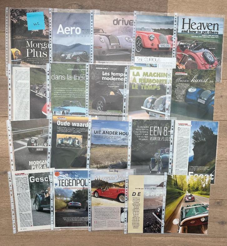 MORGAN - ARTIKEL, Livres, Autos | Brochures & Magazines, Enlèvement ou Envoi