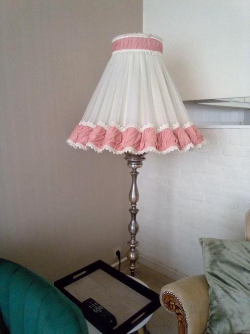 Lampenkap barok, Huis en Inrichting, Lampen | Lampenkappen, Gebruikt, Crème, Ophalen