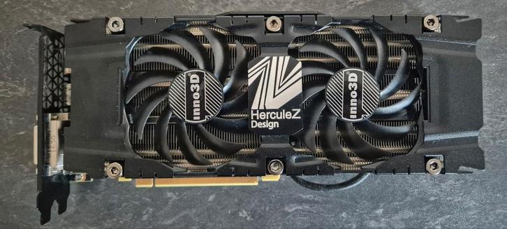 Inno3D Geforce GTX 1070 8GB (HerculeZ Design), Computers en Software, Videokaarten, Nvidia, GDDR5, HDMI, DisplayPort, DVI, Ophalen of Verzenden