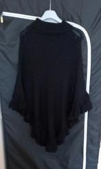 Dames poncho maat one., Vêtements | Femmes, Pulls & Gilets, Enlèvement, Comme neuf, Taille 46/48 (XL) ou plus grande, Noir