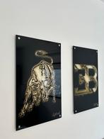 Limited edition schilderijen lamborghini/bugatti plexiglas, Ophalen