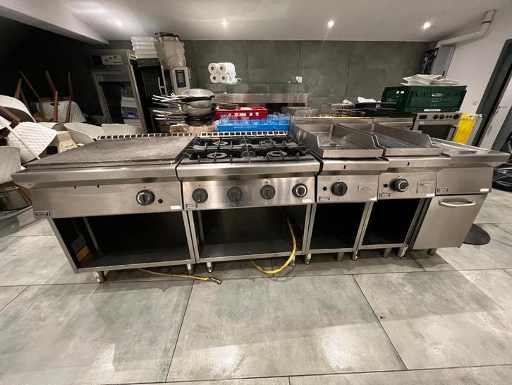 Restaurant en pizzeria inboedel & toestellen, Zakelijke goederen, Horeca | Keukenapparatuur, Fornuis, Frituur en Grillen, Gebruikt