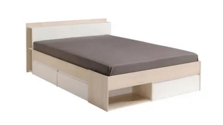 Cadre de lit 140x200 (sans sommier ni matelas), Huis en Inrichting, Slaapkamer | Bedden, Gebruikt, Tweepersoons, 140 cm, 200 cm