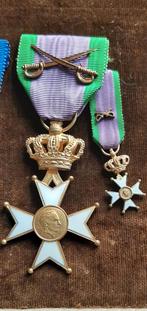 Médaille des vétérans de Léopold III + réduction, Enlèvement