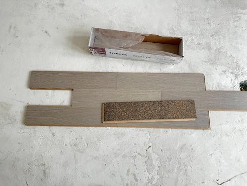 Twist hardhouten eikenparket 595x121x12,00 mm + onderlaag, Huis en Inrichting, Stoffering | Vloerbedekking, Nieuw, Parket, 25 tot 50 m²