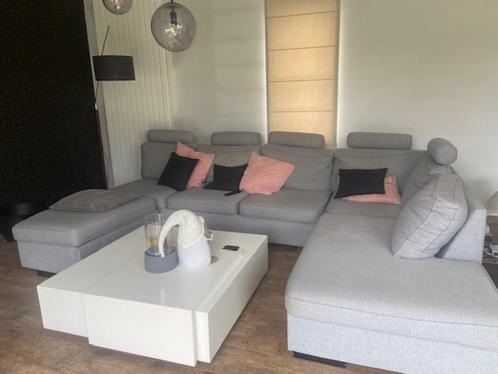 Hoekzetel met lounge, Huis en Inrichting, Zetels | Zetels en Chaises Longues, Gebruikt, Vierpersoons of meer, 250 tot 300 cm, 75 tot 100 cm