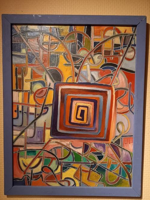 Marc Verdoodt, Olieverf op paneel, 66 x 86cm, Antiek en Kunst, Kunst | Schilderijen | Modern, Ophalen of Verzenden