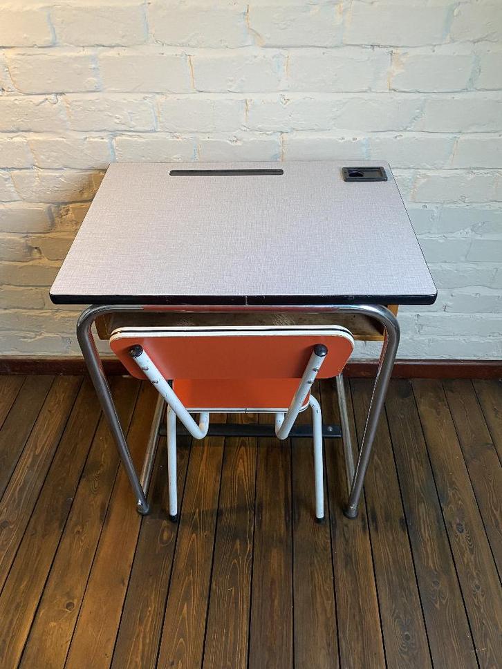 Vintage bureautje formica, Verzamelen, Retro, Huis en Inrichting, Ophalen