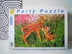 Puzzel 2 hertenkalfjes - 1000 stuks, Verzenden, 500 t/m 1500 stukjes, Zo goed als nieuw, Legpuzzel