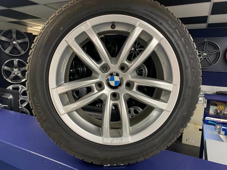 IN STOCK:gebruikte set 17 inch 5x120 voor BMW + winterbanden, Auto-onderdelen, Banden en Velgen, Velg(en), Winterbanden, 17 inch