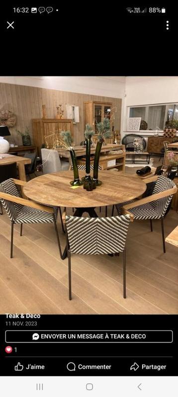 Table salle à manger, Maison & Meubles, Tables | Tables à manger, Neuf, 100 à 150 cm, Rond, 100 à 150 cm