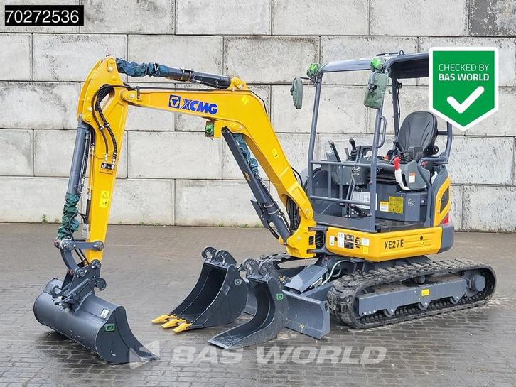 XCMG XE27 E Kubota Motor - Minigraver - CW - 3 Bakken, Zakelijke goederen, Machines en Bouw | Kranen en Graafmachines, Graafmachine