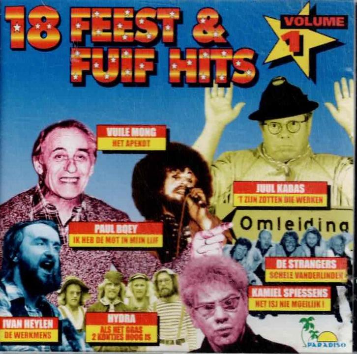cd   -   18 Feest & Fuif Hits Volume 1, Cd's en Dvd's, Cd's | Overige Cd's, Ophalen of Verzenden