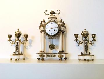 Garniture de cheminée Piolaine (Paris) * 19ème * Louis XVI, Enlèvement ou Envoi