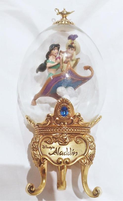 Aladdin Franklin Mint limited edition egg, Verzamelen, Disney, Zo goed als nieuw, Beeldje of Figuurtje, Overige figuren, Ophalen of Verzenden