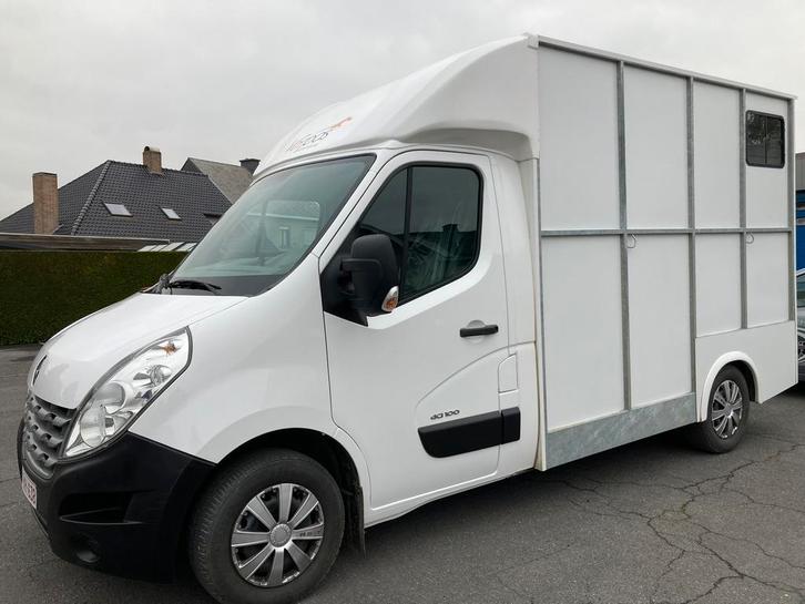 Renault master paardencamionette, Dieren en Toebehoren, Paarden en Pony's | Trailers en Aanhangwagens, Zo goed als nieuw, 2-paards trailer