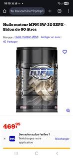 Motor Oil 5W-30 Premium Synthetic 60 litre, Autos : Pièces & Accessoires, Autres pièces automobiles, Enlèvement, Neuf