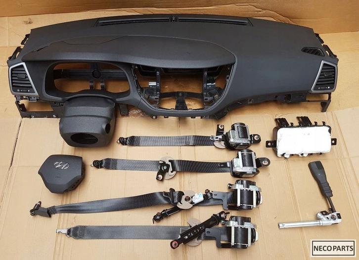 HYUNDAI TUCSON AIRBAGSET AIRBAG ORIGINEEL ALLES LEVERBAAR !!, Auto-onderdelen, Dashboard en Schakelaars, Hyundai, Gebruikt, Ophalen of Verzenden