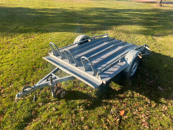 BW Twins Motoraanhanger, Auto diversen, Aanhangers en Bagagewagens, Zo goed als nieuw, Ophalen