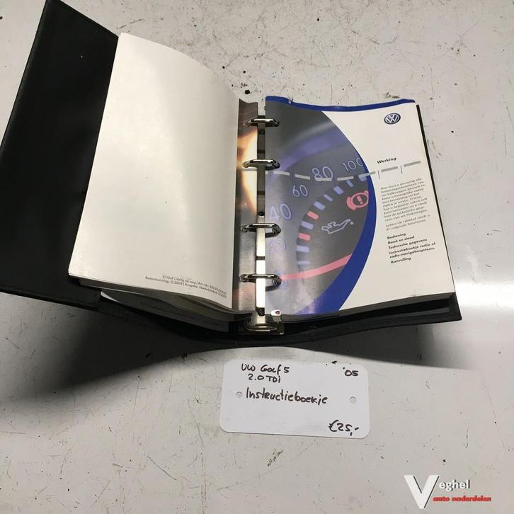 Vw Golf 5 2.0 tdi 2005  Instructieboekjes, Autos : Divers, Modes d'emploi & Notices d'utilisation, Enlèvement ou Envoi