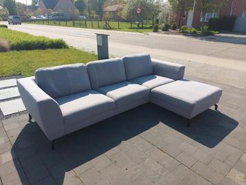 GRATIS LEVERING - Grijze hoek zetel  beschikbaar voor biedingen