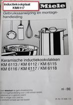 inductiekookplaat Miele KM6118, 4 kookzones, Inductie, Gebruikt, Inbouw