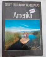 Grote Lekturama Wereldatlas - Amerika, Livres, Atlas & Cartes géographiques, Utilisé, Enlèvement ou Envoi