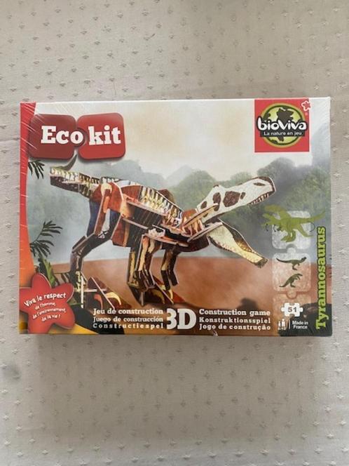 Ecokit Tyrannosaurus 3D constructiespel ( Bivoviva ), Hobby en Vrije tijd, Denksport en Puzzels, Nieuw, Ophalen of Verzenden