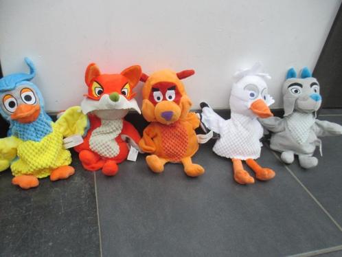Handpoppen fabeltjeskrant De volledig serie 5 poppen -27cm, Kinderen en Baby's, Speelgoed | Poppen, Zo goed als nieuw, Overige typen