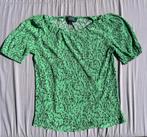 Groen t-shirt, maat XS, Kleding | Dames, T-shirts, Ophalen, Zo goed als nieuw, Korte mouw, Maat 34 (XS) of kleiner