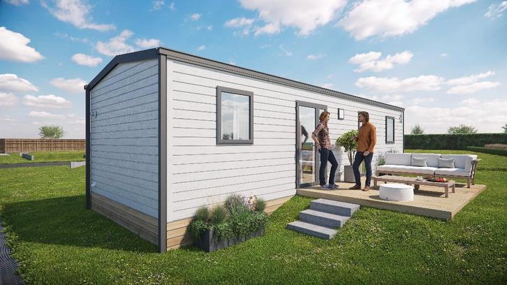 Nieuwe Lodge Caracas Premium - 3 slaapkamers - 1080x400cm, Caravans en Kamperen, Stacaravans, tot en met 6, Ophalen