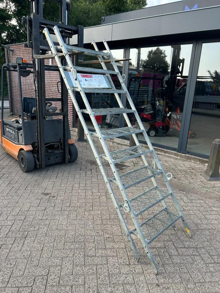Combisafe tijdelijke bouwtrap/taludtrap 2.00M hoog, Tuin en Terras, Bergingen en Tuinkasten, Gebruikt, Overige typen, Metaal, Ophalen