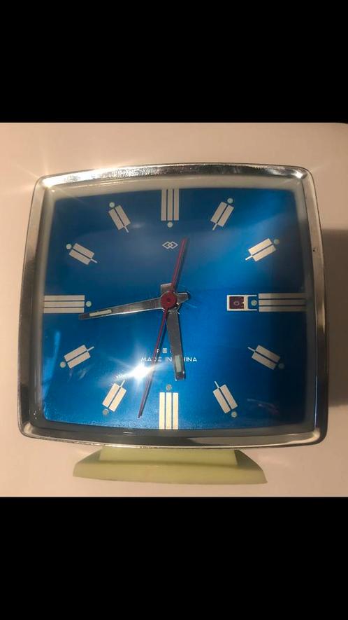 vintage retro wekker mechanisch, Verzamelen, Retro, Overige typen, Ophalen of Verzenden