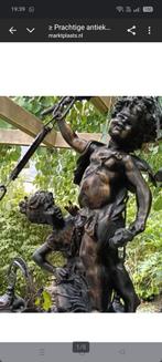 2 antieke lusters (zwaar), Antiek en Kunst, Ophalen