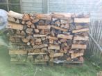 Gebruiksklaar droog brandhout – dennenhout, Tuin en Terras, 3 tot 6 m³, Ophalen, Overige houtsoorten, Blokken